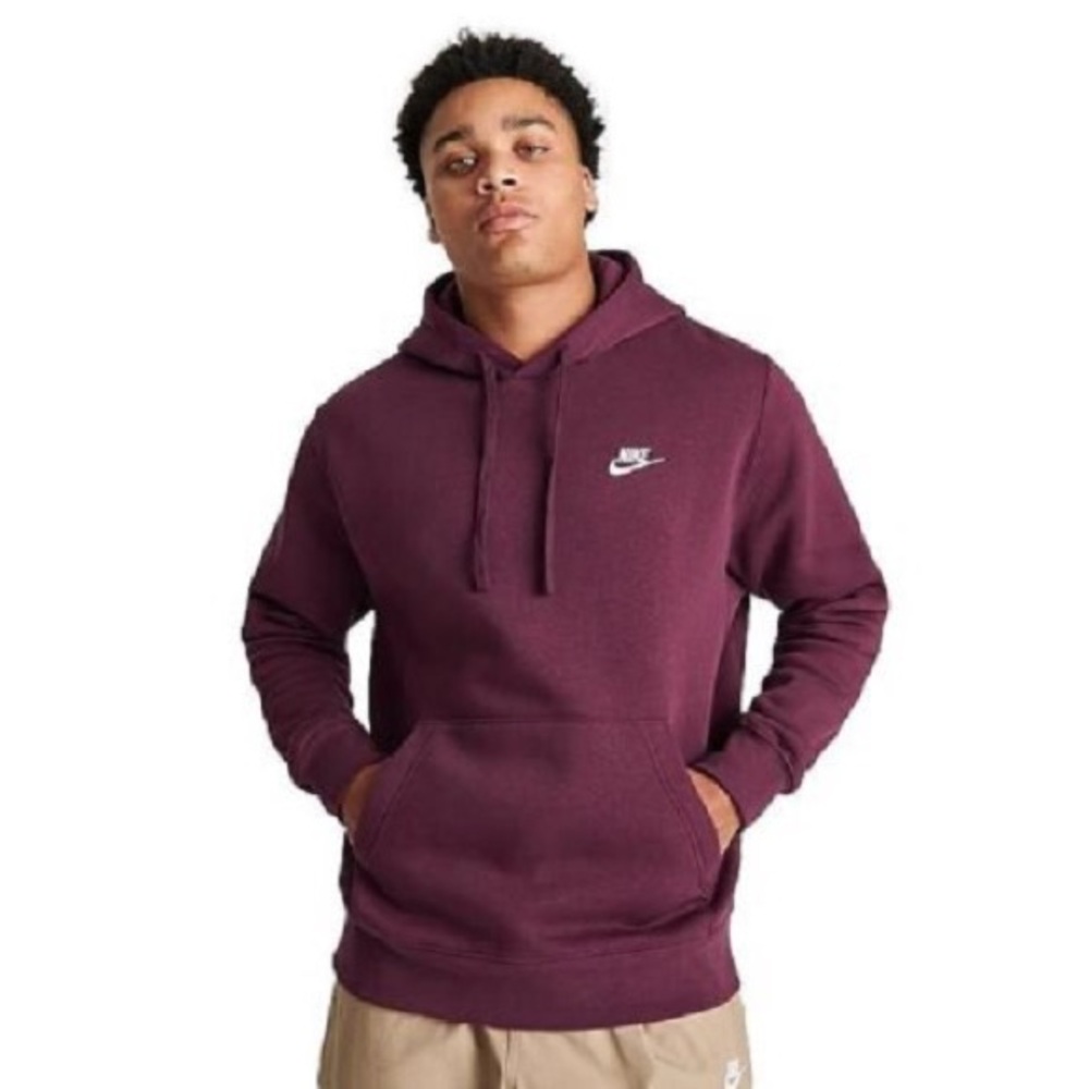 NIKE MEN'S TEAM CLUB PULLOVER HOODIE